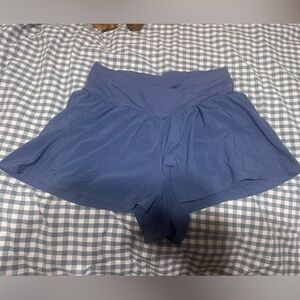 Aerie blue cross over  Athletic Shorts